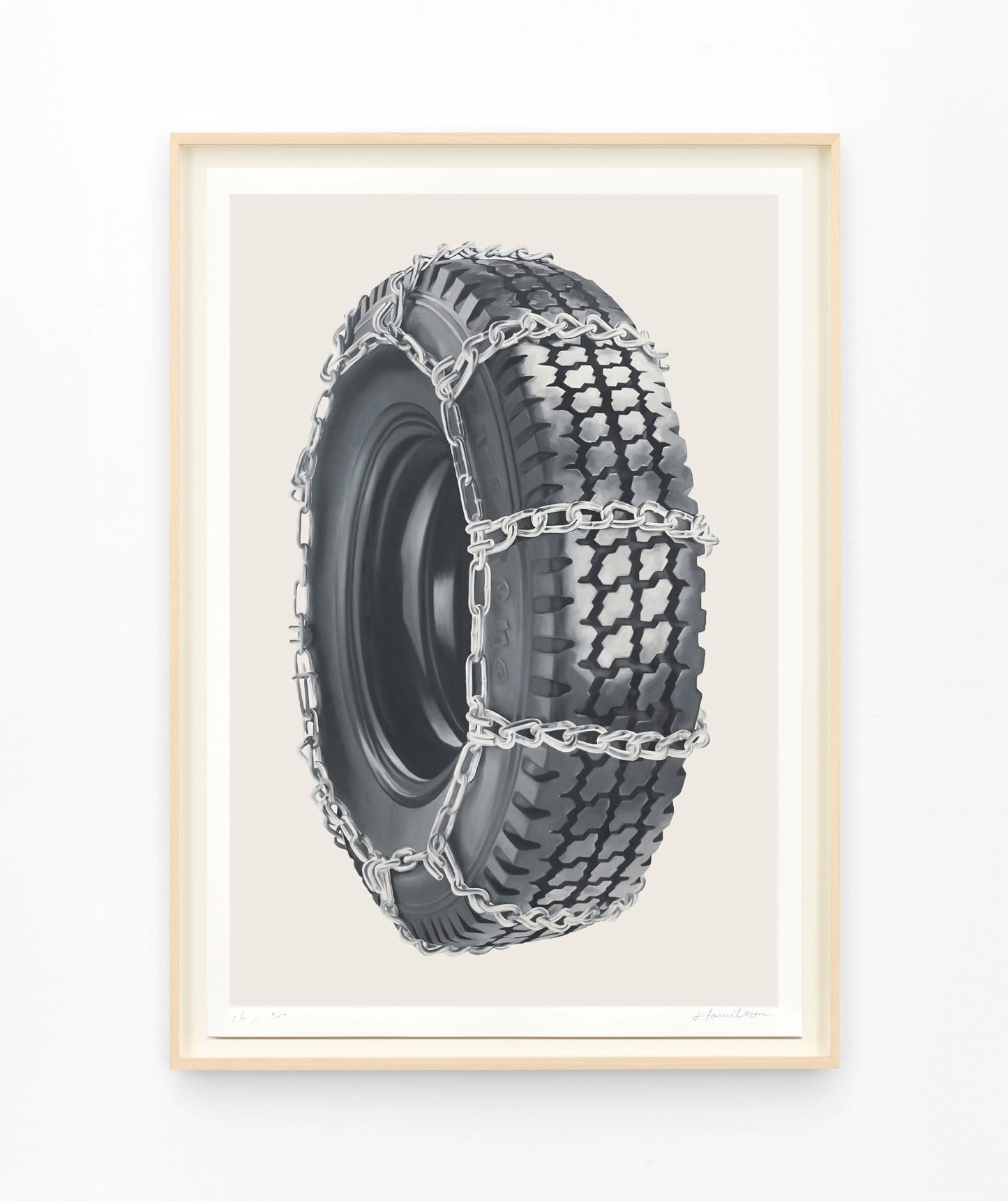 "Tire with Chains" Limited Edition Print by Sean Hamilton